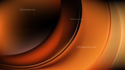 Orange and Black Wavy Background Vector Graphic
