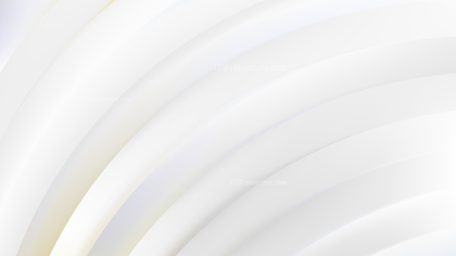 Abstract Plain White Shiny Curved Stripes Background