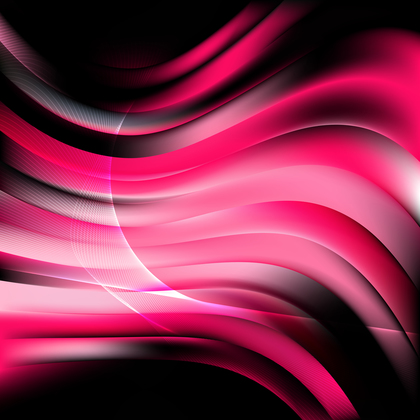 Abstract Cool Pink Curved Lines Background