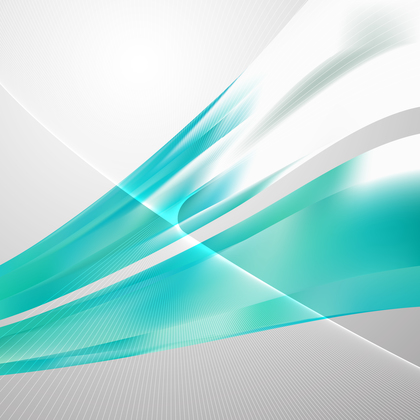 Abstract Green and White Wavy Lines Background