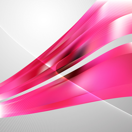 Pink Flow Curves Background Vector Image