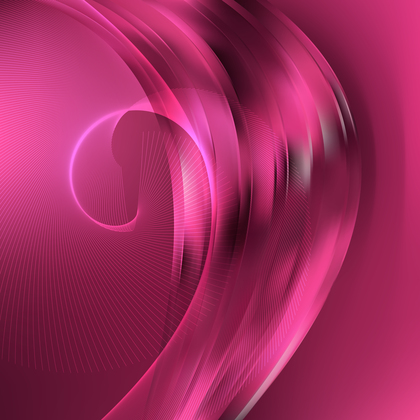 Abstract Pink Flowing Curves Background Vector Graphic