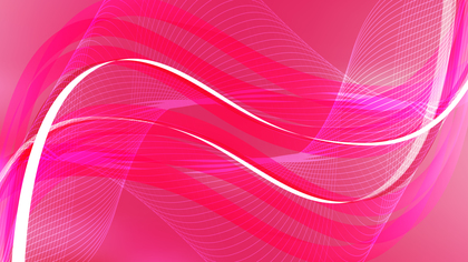 Abstract Pink Flowing Lines Background Illustrator