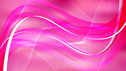 Pink Flowing Lines Background Illustrator