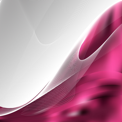 Abstract Pink Flowing Curves Background