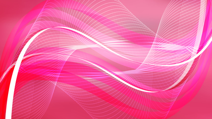 Abstract Pink Wave Lines Background