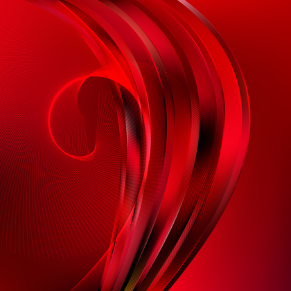 Abstract Red and Black Wavy Lines Background