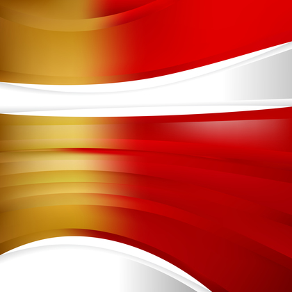 Abstract Red and Gold Background Template