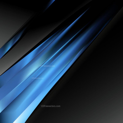 Abstract Black and Blue Business Background Template Design