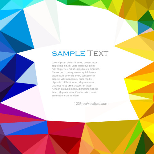 Geometric Polygon Background Graphics