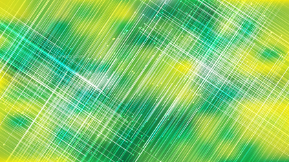 Green and Yellow Intersecting Shiny Lines Abstract Background