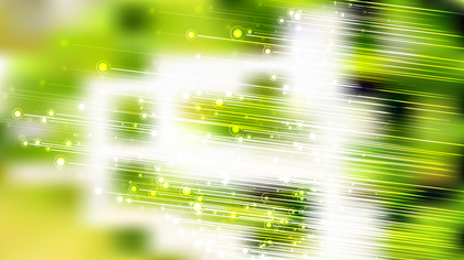 Abstract Green Yellow and White Diagonal Glowing Lines Background