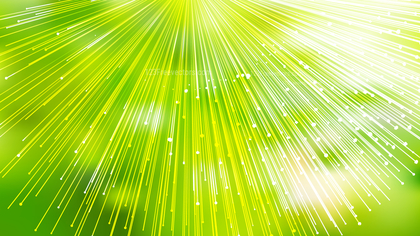 Shiny Green Yellow and White Radial Burst Lines Background