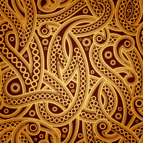 Free Vector Vintage Paisley Pattern Background