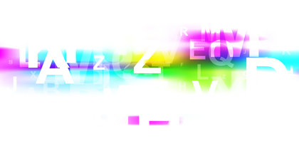 Colorful Random Letters Background