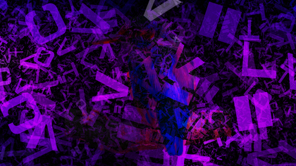 Purple and Black Alphabet Texture