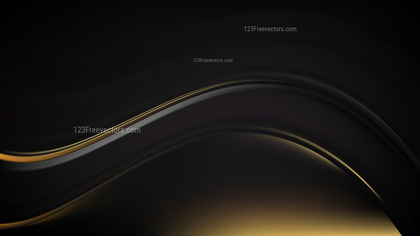 Abstract Black and Gold Graphic Background