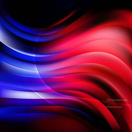 Abstract Black Red and Blue Background Vector Illustration
