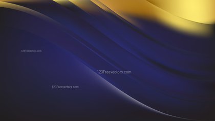Abstract Blue and Gold Background Vector Illustration