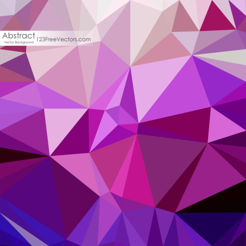 Red Purple Polygonal Abstract Background