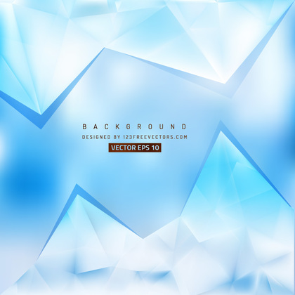 Abstract Light Blue Geometric Triangle Background Design