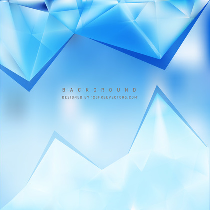Abstract Light Blue Triangular Background Design