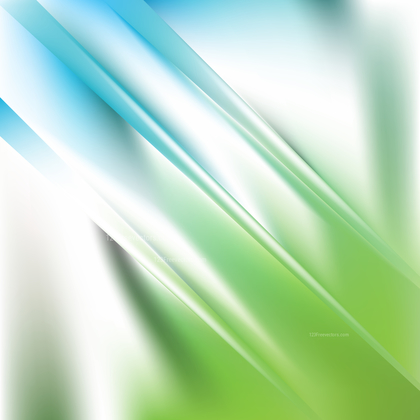 Abstract Blue Green and White Graphic Background