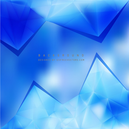 Abstract Cobalt Blue Triangular Background