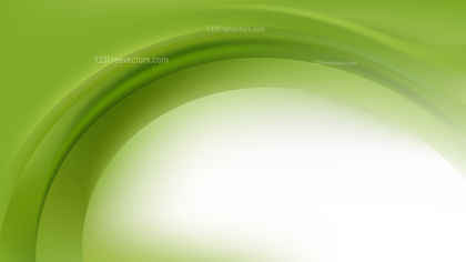 Abstract Green and White Background