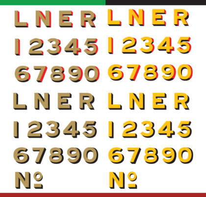 Vector LNER Old Style Typeface