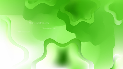 Abstract Green and White Graphic Background