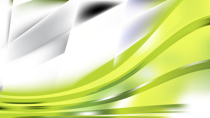 Abstract Green Yellow and White Graphic Background