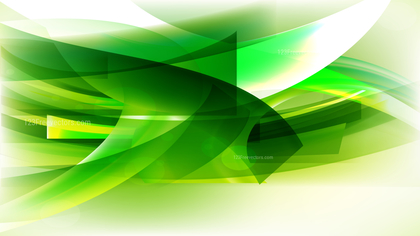 Abstract Green Yellow and White Graphic Background