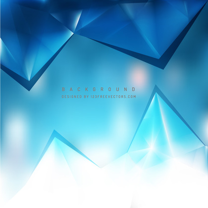 Blue Triangular Background Template