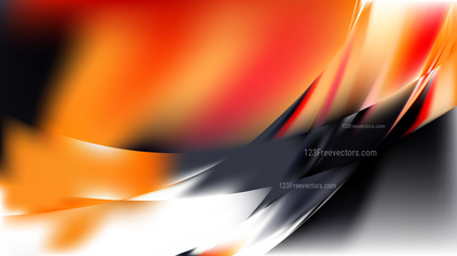 Abstract Orange Black and White Background Design