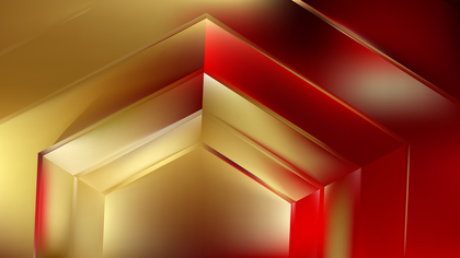 Red and Gold Background Vector Image