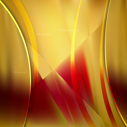 Red and Gold Background Vector Image