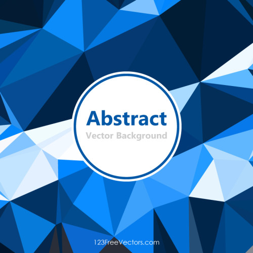 Light and Dark Blue Polygonal Background Illustrator