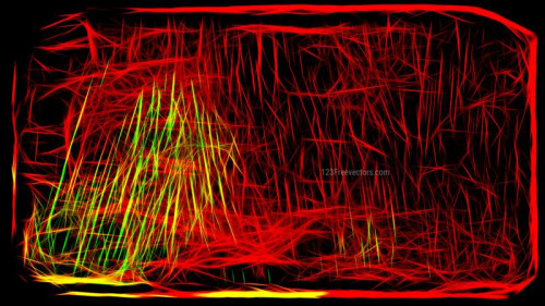 Abstract Black Red and Green Fractal Background