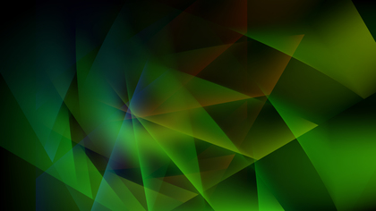 Green and Black Fractal Background