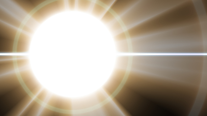 Brown and White Lens Flare Background