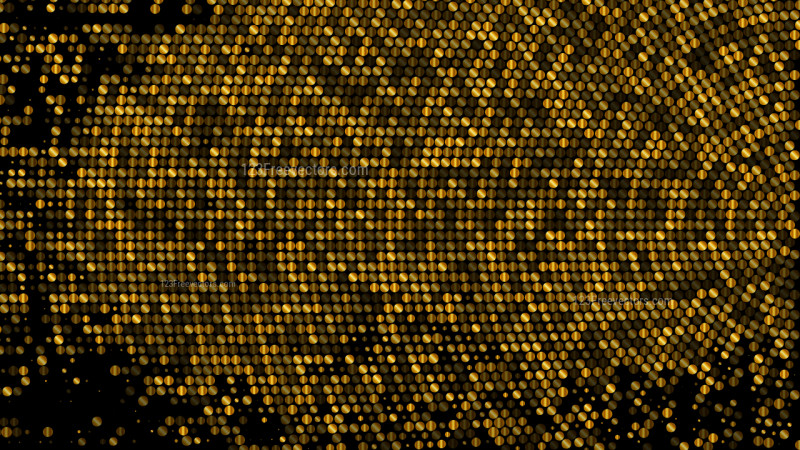 Black and Gold Dots Background
