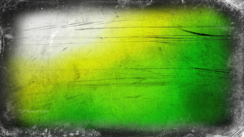 Black Green and Yellow Grunge Background Texture