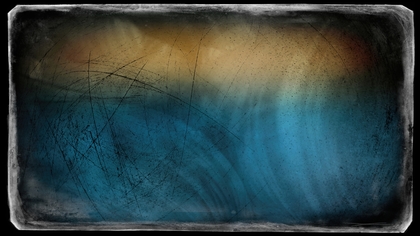 Blue Orange and Black Grunge Background Texture Image