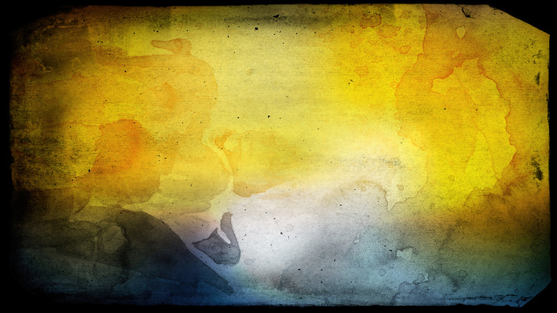 Blue Yellow and Black Grunge Background Image