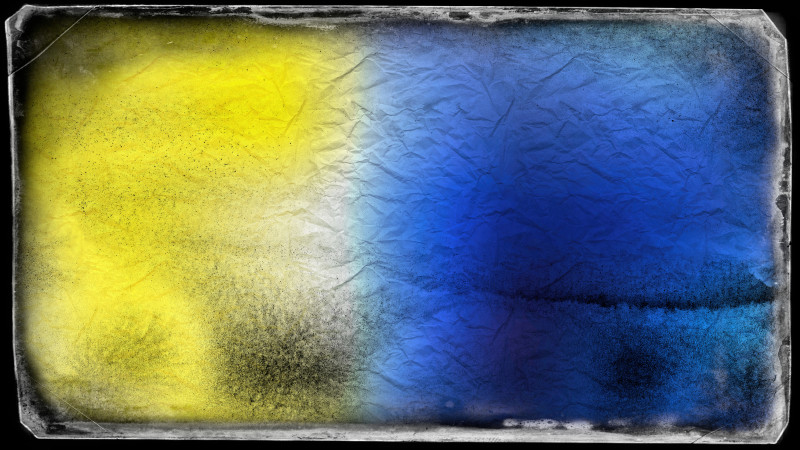 Blue Yellow and Black Textured Background Image