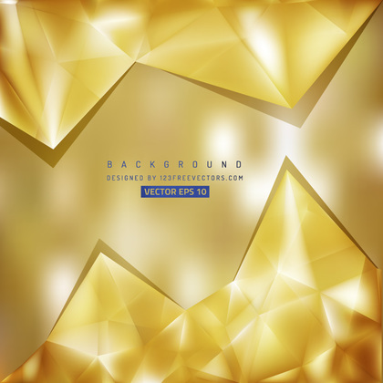 Abstract Gold Triangular Background