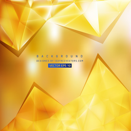 Abstract Gold Triangular Background Design