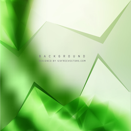 Abstract Green Triangular Background Template
