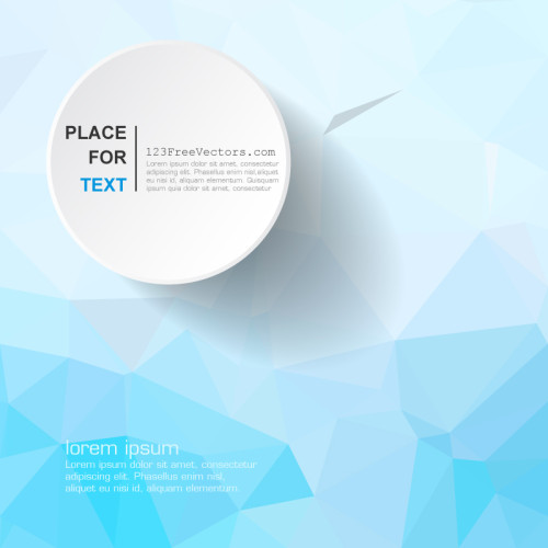 Blue Polygonal Background Clip Art